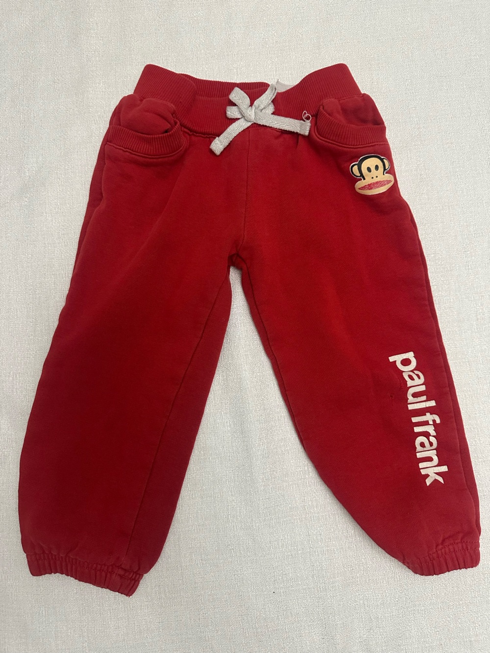 Paul Frank Retro Julius Monkey Sweatpants – Red 3T (2013 Collection)